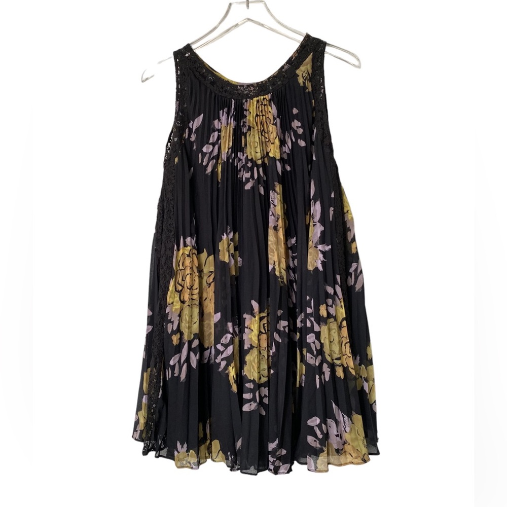 FREE PEOPLE pleated a-line tent dress - Picture 2 of 5